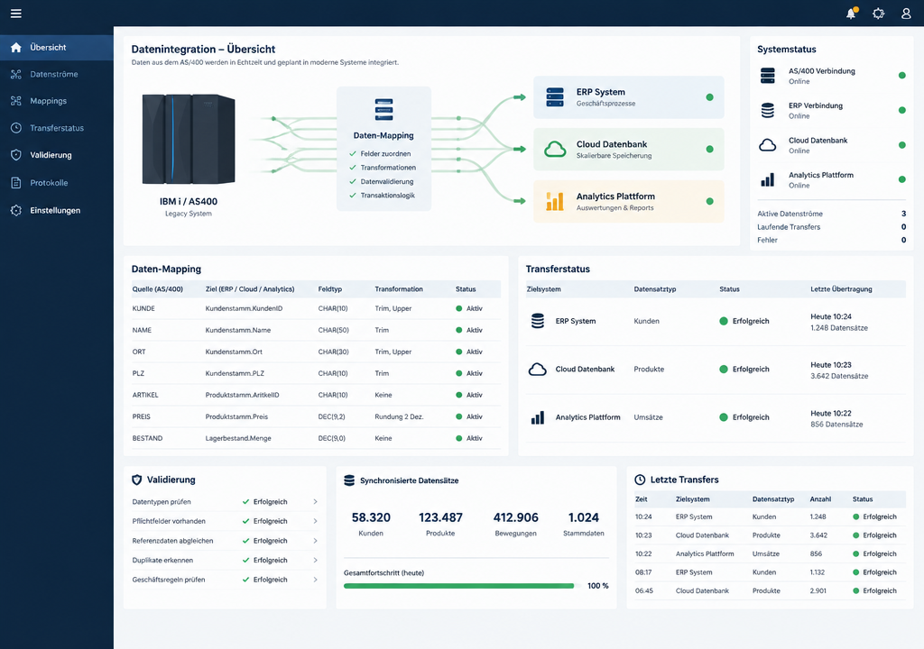 AS400 Data Bridge – AS/400-Datenintegration
